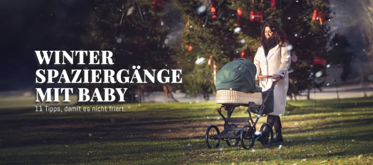 Winterspaziergänge mit Baby – 11 Tipps, damit es nicht friert