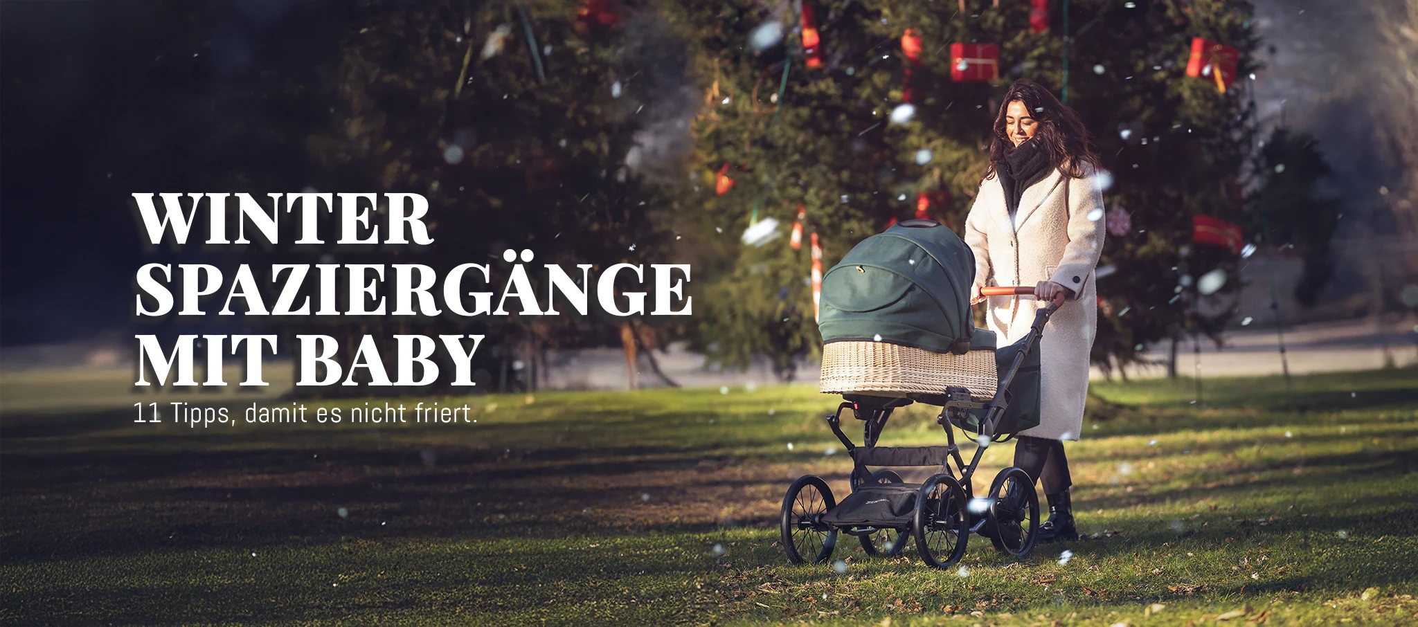 Winterspaziergänge mit Baby – 11 Tipps, damit es nicht friert