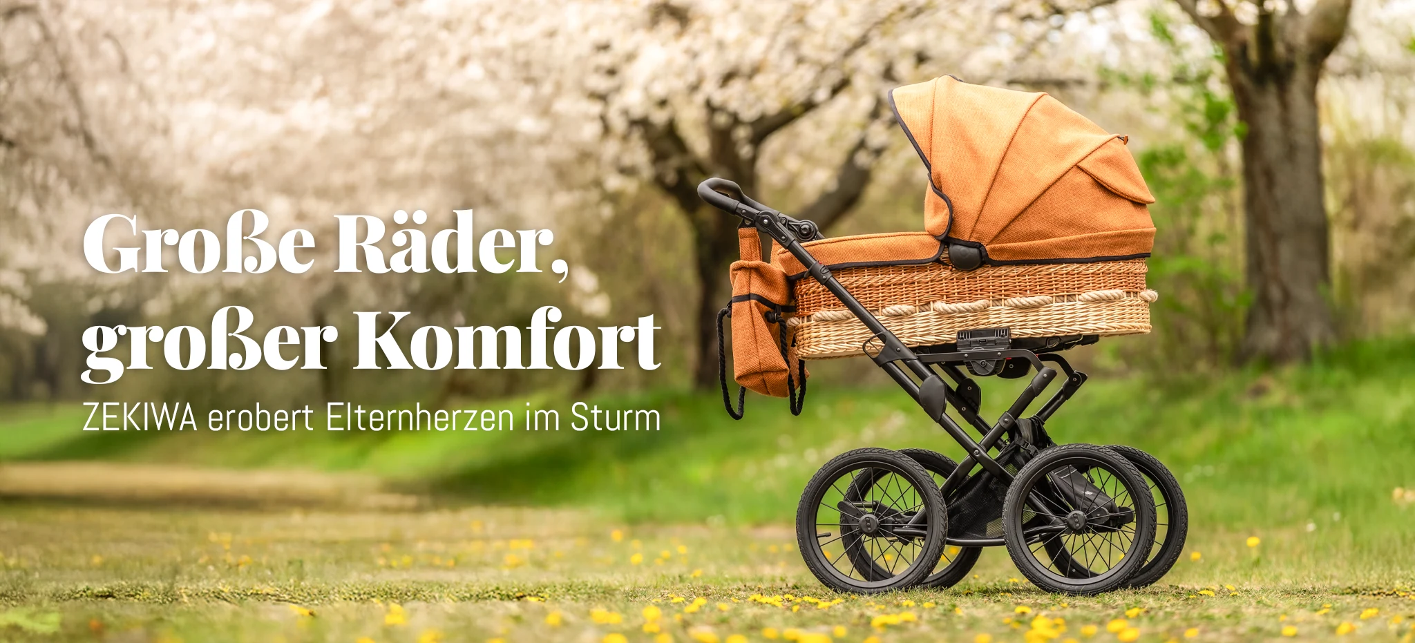 Große Räder, großer Komfort: ZEKIWA erobert Elternherzen im Sturm