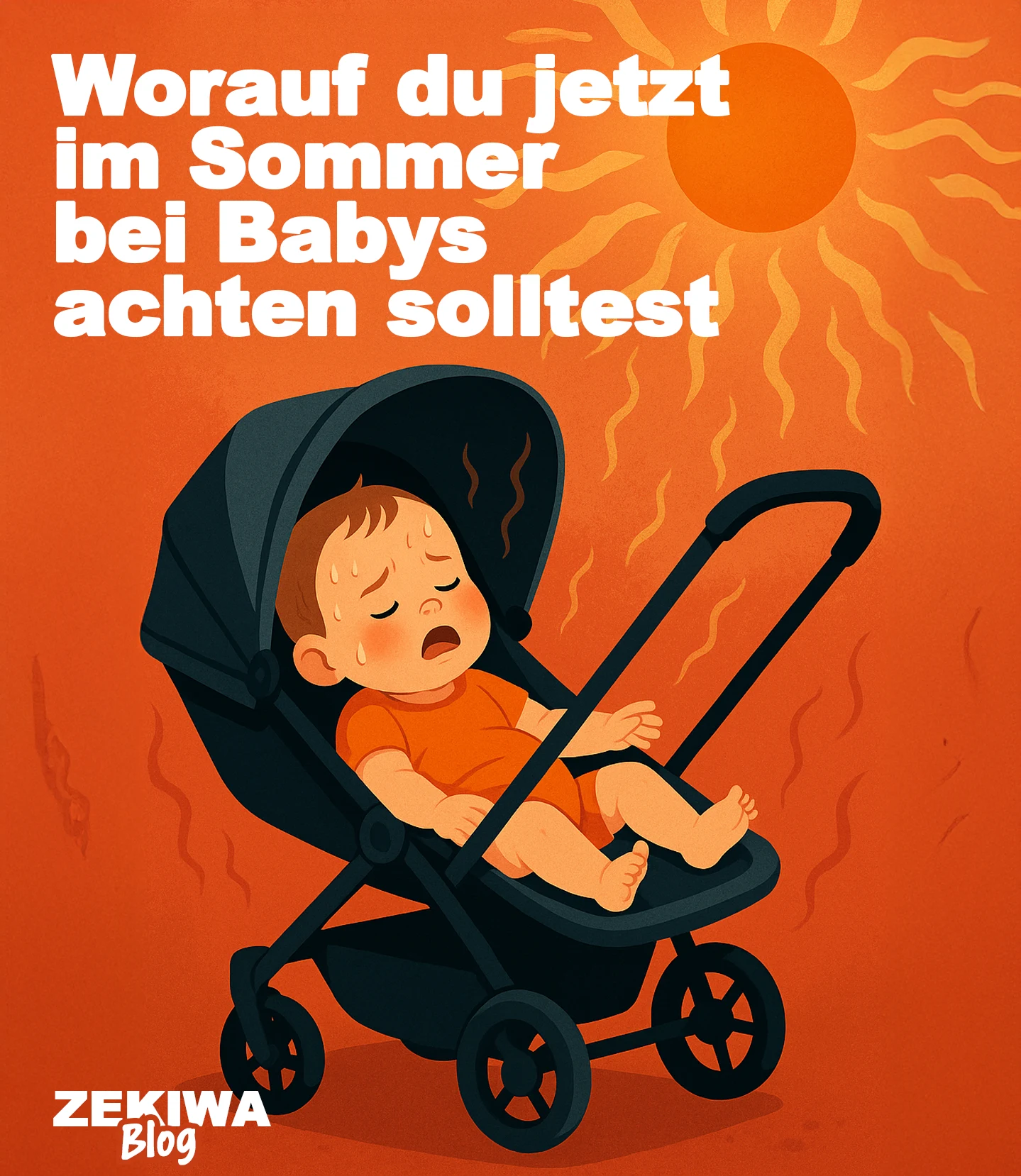 Worauf du jetzt im Sommer bei Babys achten solltest