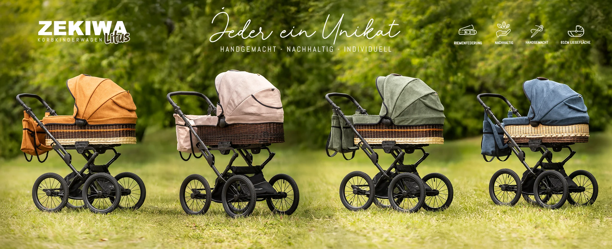 ZEKIWA Korbkinderwagen Litus